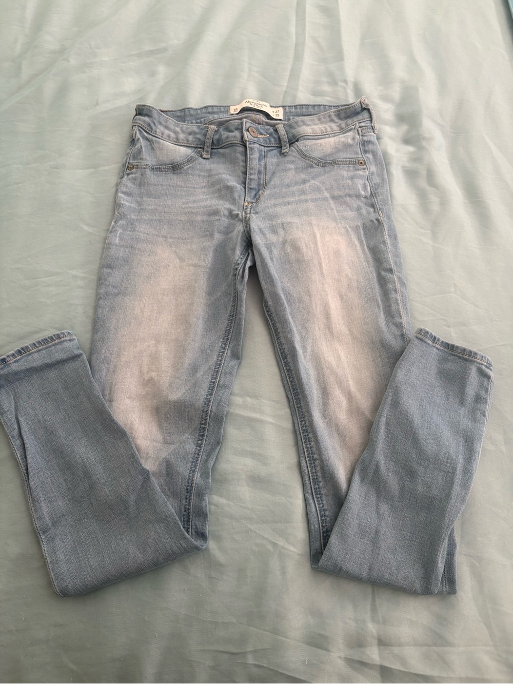 Abercrombie & Fitch Light Blue Skinny Jeans